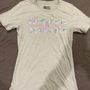 Donuts and deadlifts T-shirt